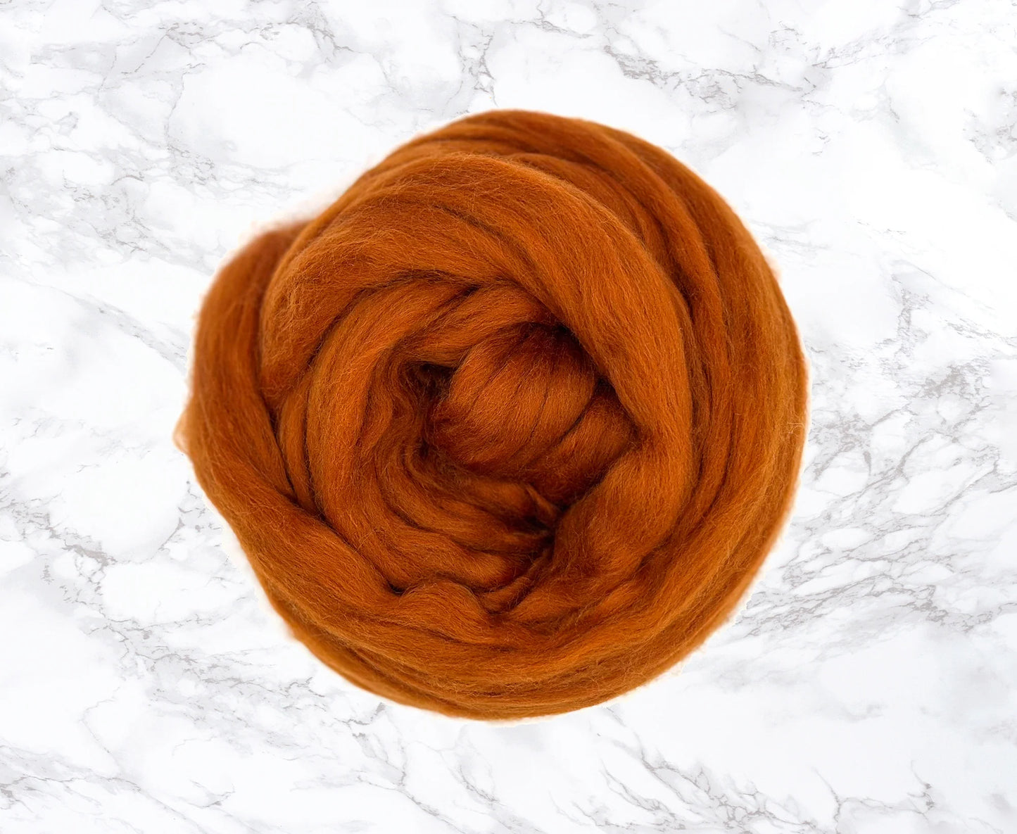 Corriedale TOP lontwol Vos - 50 gram