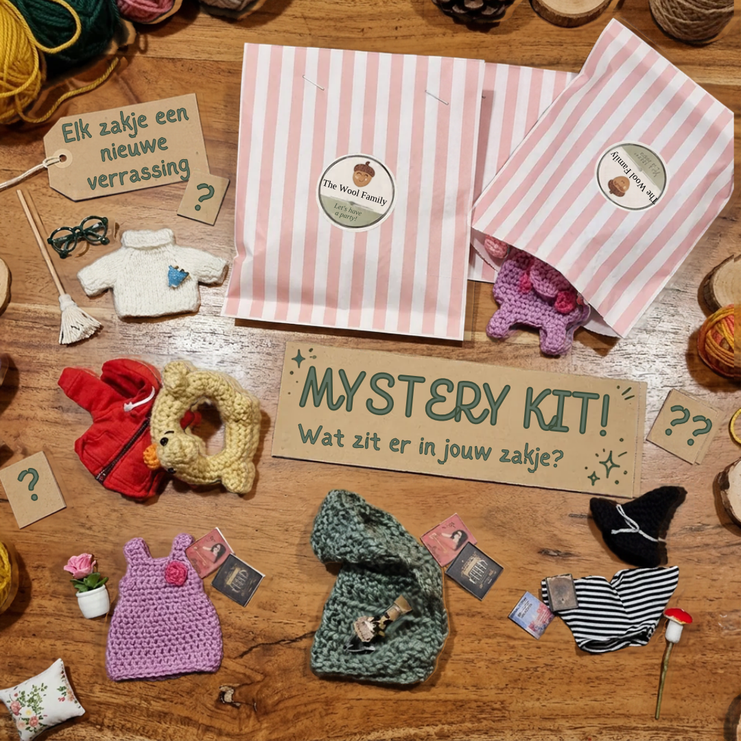 π Een kleine verrassing β Mystery Outfit Kit voor je vilten vriendje
