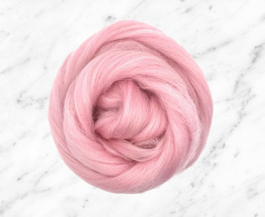 candy floss pink merino wool