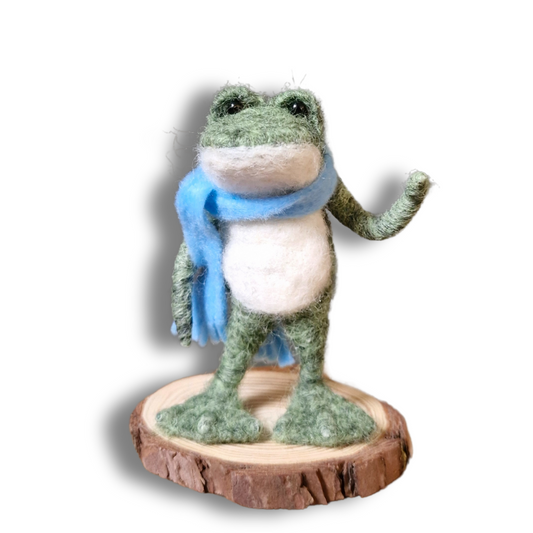 Flop de kikker - naaldvilt pakket voor beginners