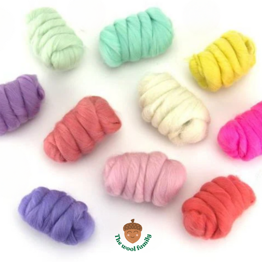 Unicorn Tinten Merinowol Set – 10 x 25g (23 micron)