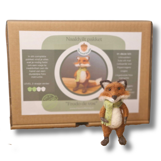 Frodo de vos – DIY Naaldviltpakket - Level beginner+