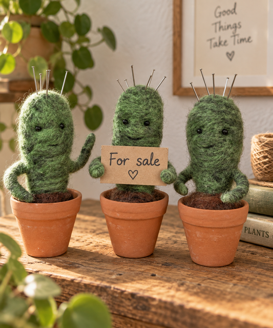 How much can you charge for a handmade needle-felted figure?