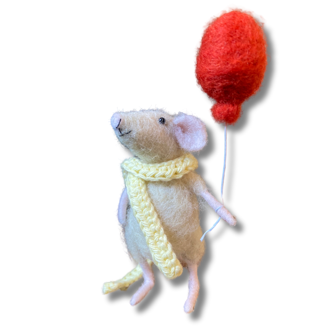 Naaldvilten voor beginners: stap-voor-stap uitleg voor een rode ballon 🎈