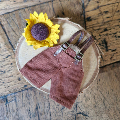 Miniature overall brown