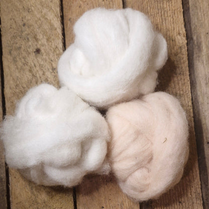 wool set mouse carded