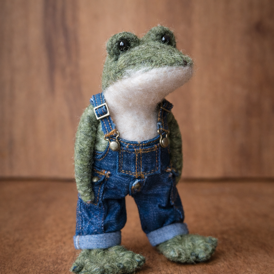 Miniatuur Tuinbroek - overall blauw