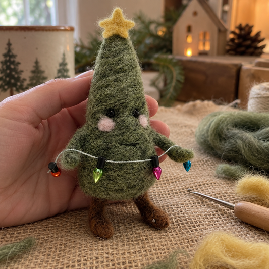 Chris de kerstboom — Naaldviltpakket - Level beginner