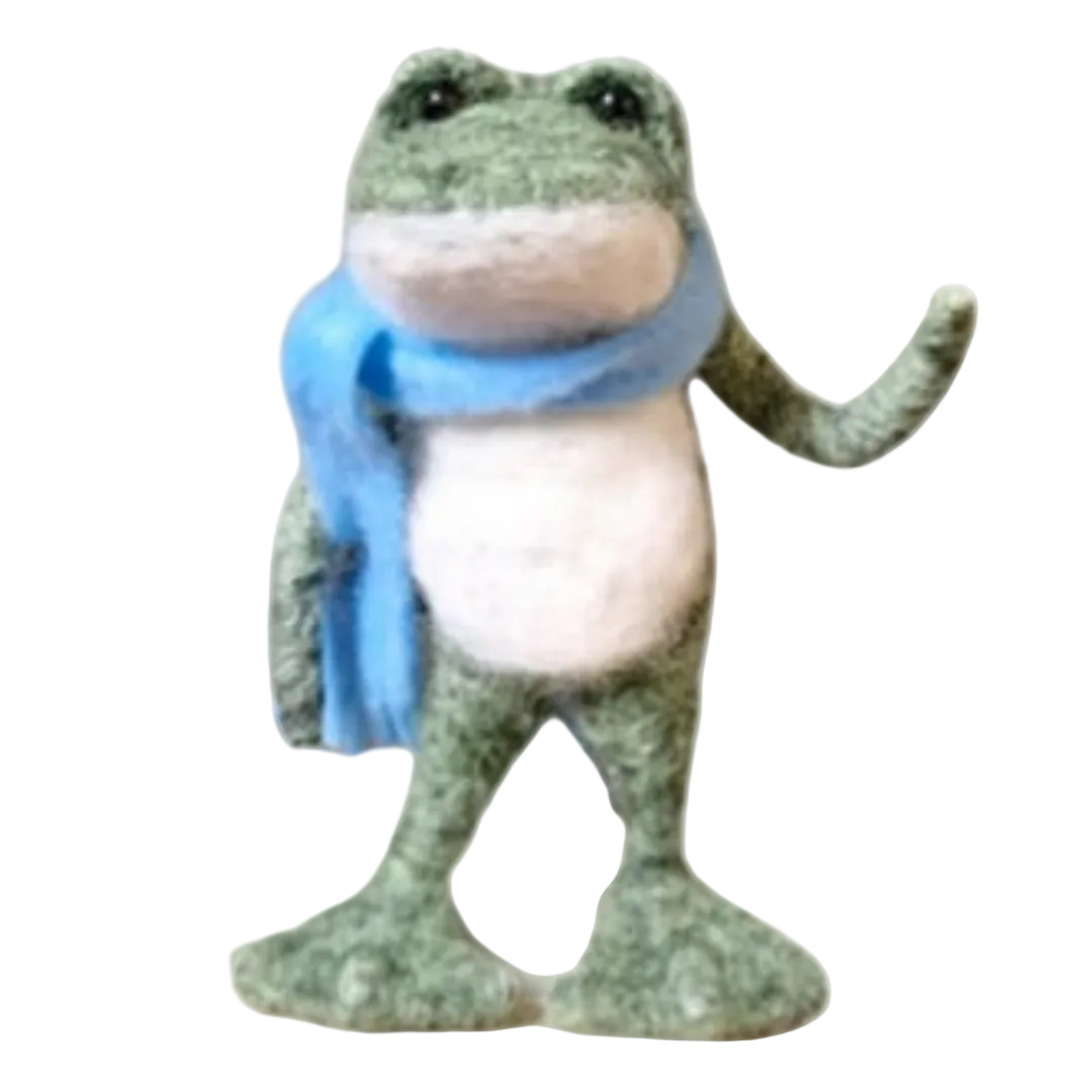 frog needle felt