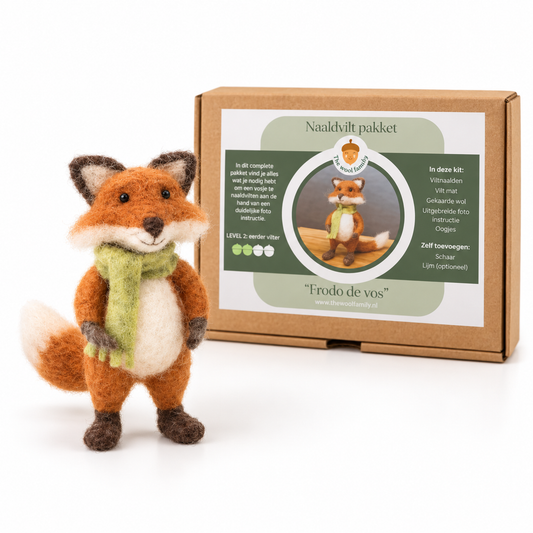 Frodo de vos – DIY Naaldviltpakket - Level beginner+
