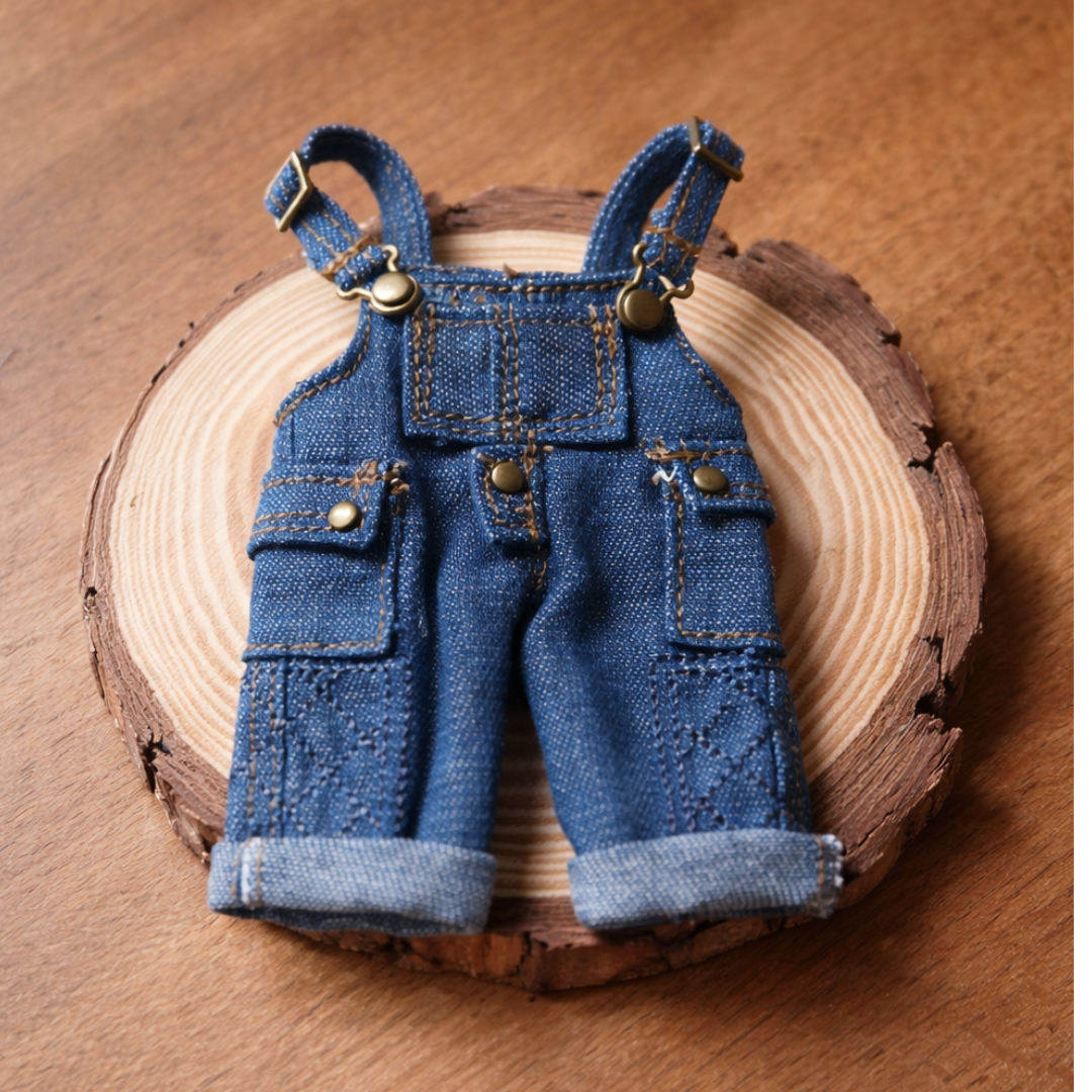 Miniatuur Tuinbroek - overall blauw