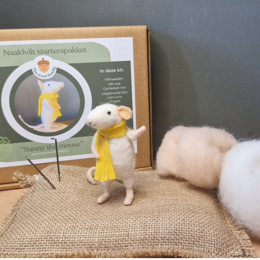 Workshop Naaldvilten – Sunny de muis – 29 juni 2025