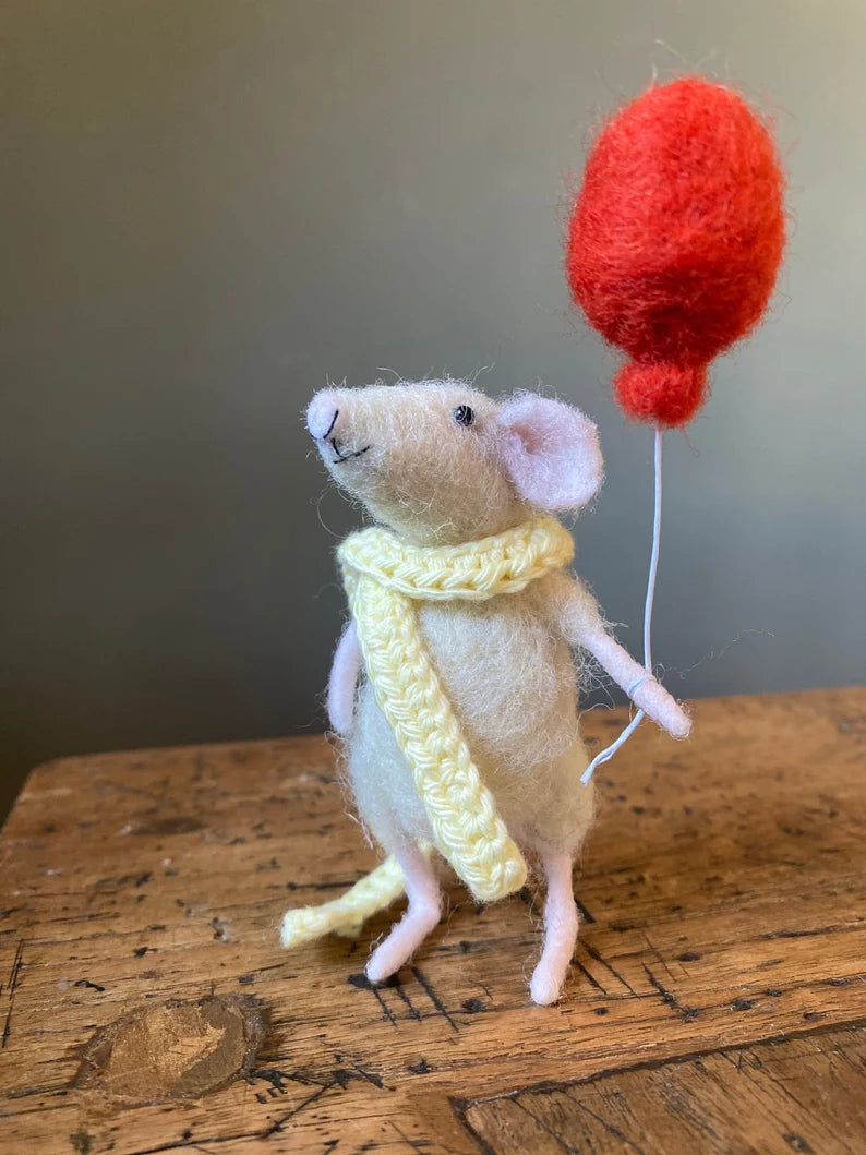 needle felt mouse