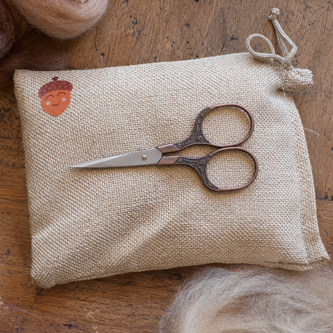 scissors for wool  brons