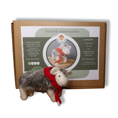 Naaldvilten Starterset – Winter Schaap (Limited)
